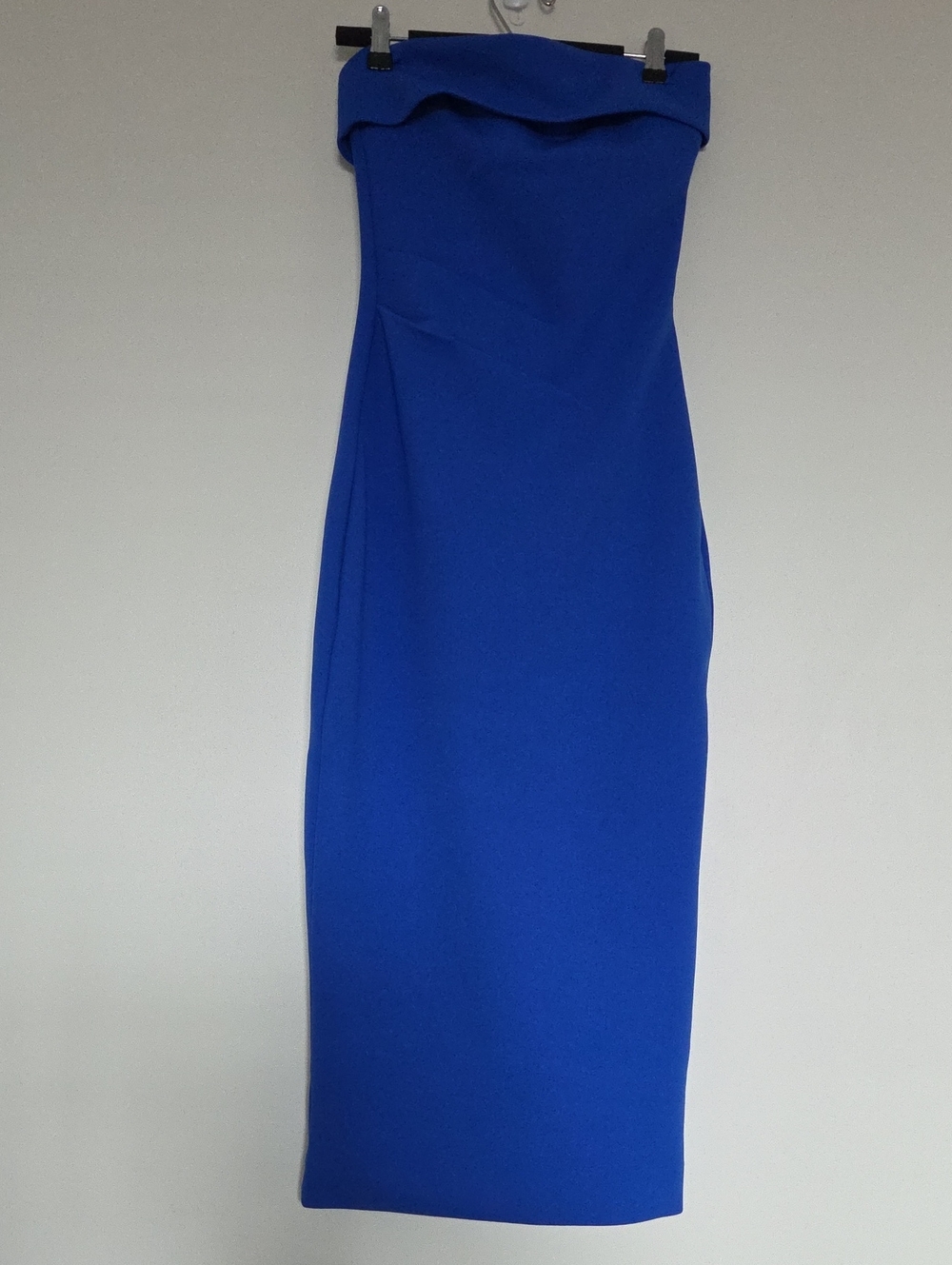 Aritzia Strapless Cobalt Blue Sheath Dress